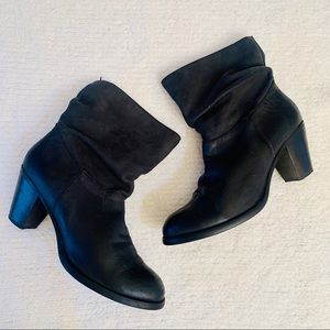 3/$25  by Steve Madden black leather ankle boots